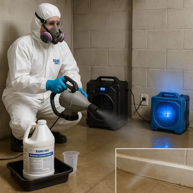 Sanitization and Odor Removal process in Osterville, MA